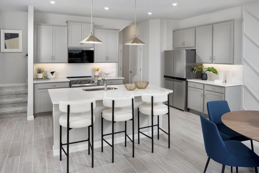 Representative furnished interior of a home built from the Seastone by Mattamy Homes in Crosswind Ranch, Parrish (Image 7).