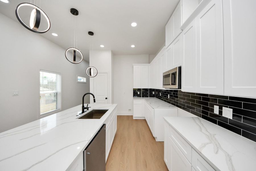 Furnished interior view inside a new home in , Houston (Image 6).