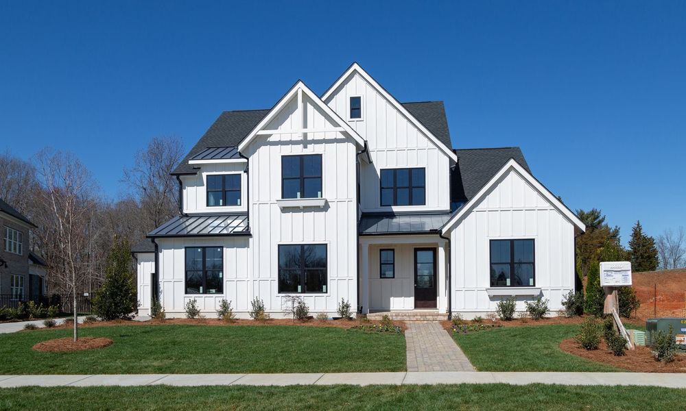 Representative exterior photo of a completed home built from the Monterey by Classica Homes in Riverchase Estates, Lancaster, SC (Image 32).