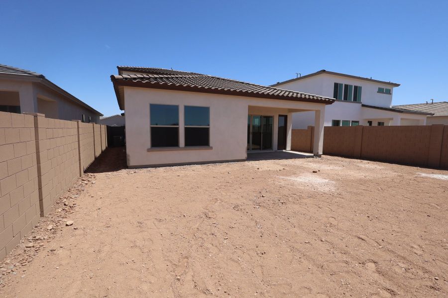 Exterior details and patio area of a home in Artesa at Soleo, San Tan Valley (Image 3).