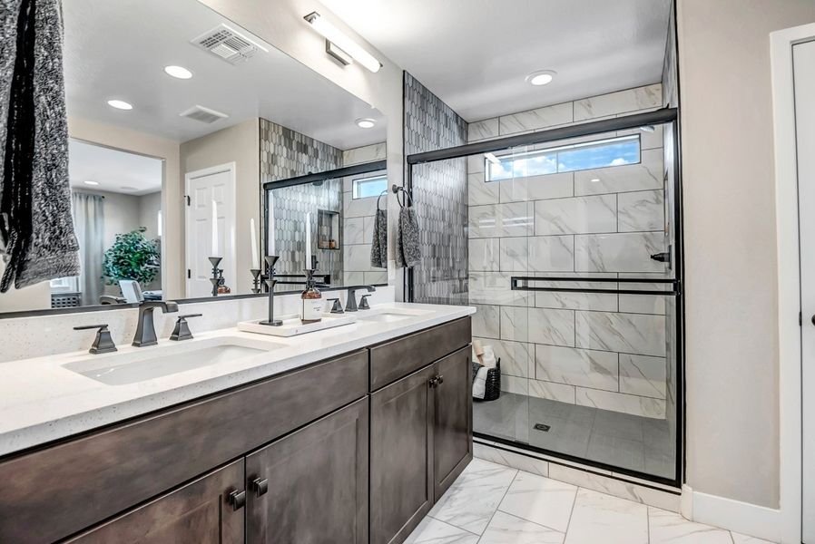 Furnished interior view inside a new home in Ironwood Villages at North Creek, Queen Creek (Image 30).