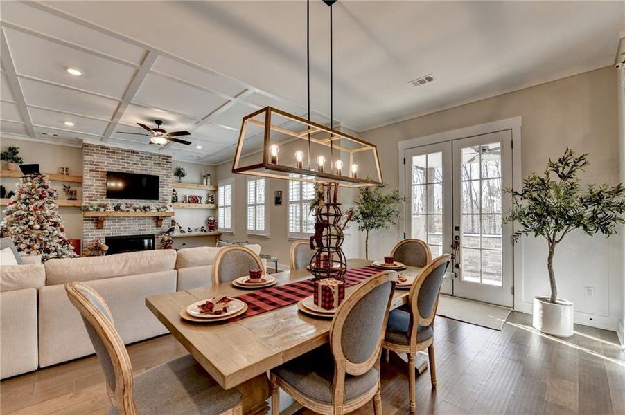 Furnished interior view inside a new home in , Ball Ground (Image 14).