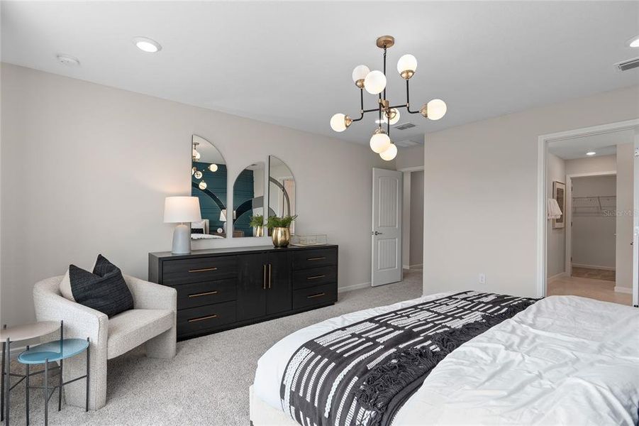 Furnished interior view inside a new home in Tohoqua, Kissimmee (Image 31).