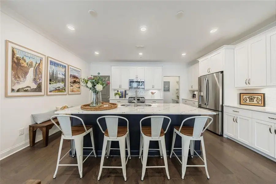 Furnished interior view inside a new home in , Peachtree Corners (Image 39).