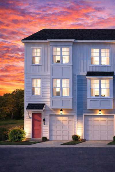 Front exterior of a new home in , Ladson, SC, highlighting curb appeal (Image 10).