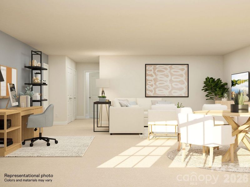 Furnished interior view inside a new home in Roselyn, Lancaster (Image 8).