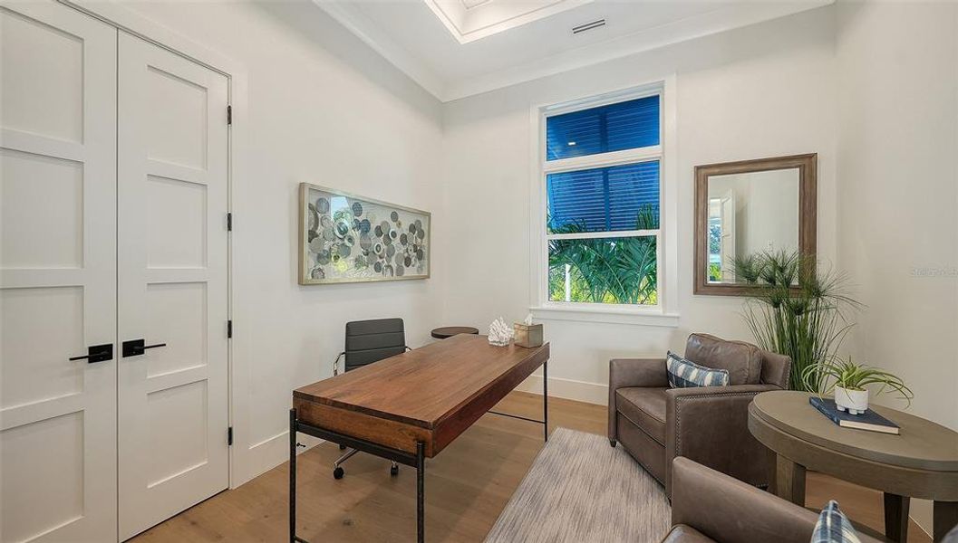 Furnished interior view inside a new home in , Sarasota (Image 15).