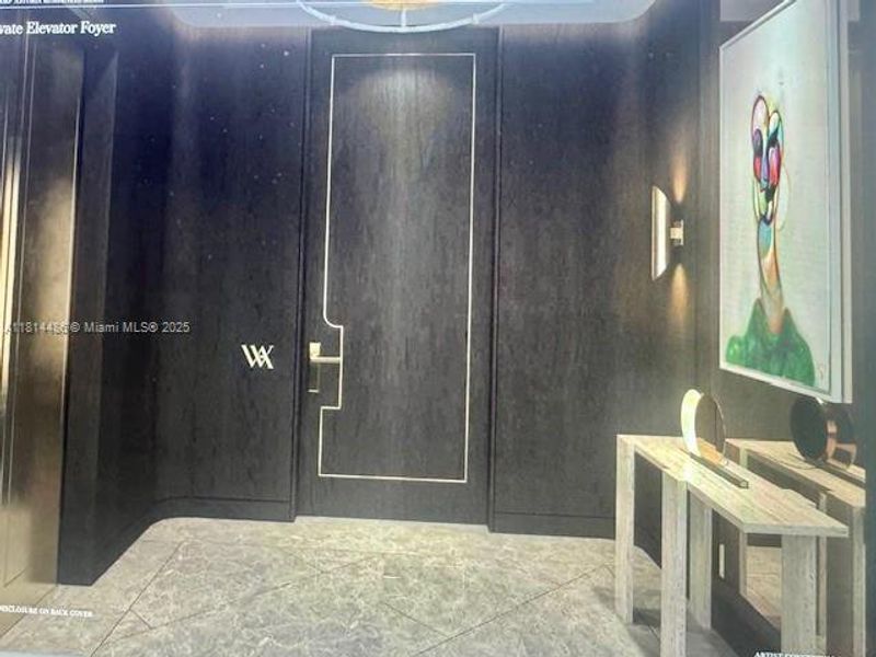 Spacious, unfurnished interior of a new home in Waldorf Astoria Residences Miami, Miami (Image 10).