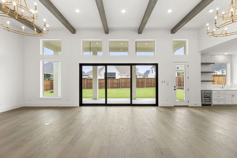 Representative unfurnished interior of a home built from the 7042 by Tradition Homes in Mustang Lakes, McKinney (Image 23).