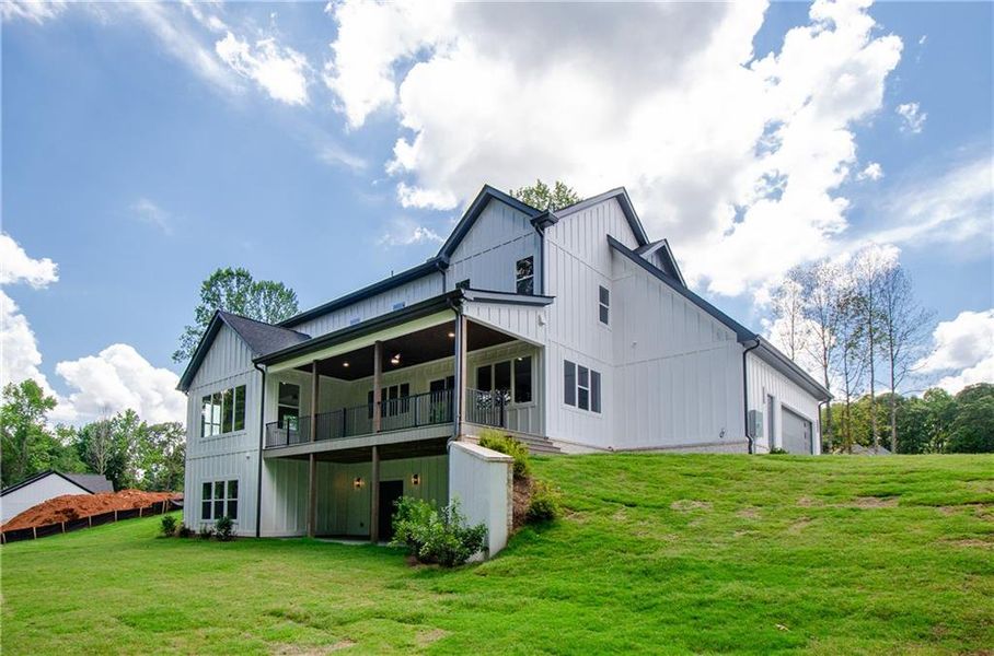 Exterior details and patio area of a home in , Hoschton (Image 35). Exterior details and patio area of a home in , Hoschton (Image 35).