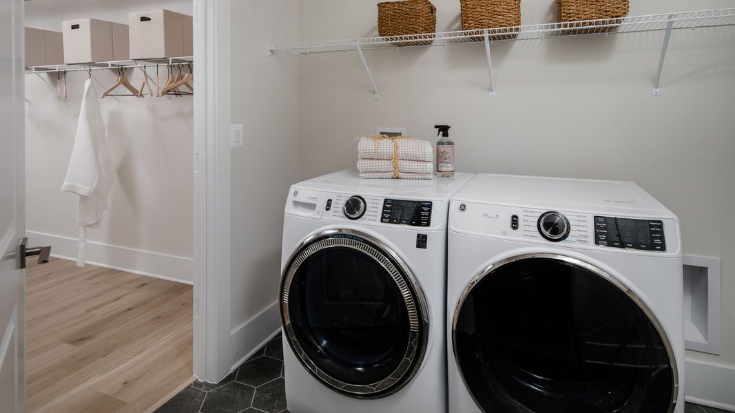 The Connect Plan by DRB Elevate in Brook Run, Fort Mill SC - Laundry The Connect Plan by DRB Elevate in Brook Run, Fort Mill SC - Laundry