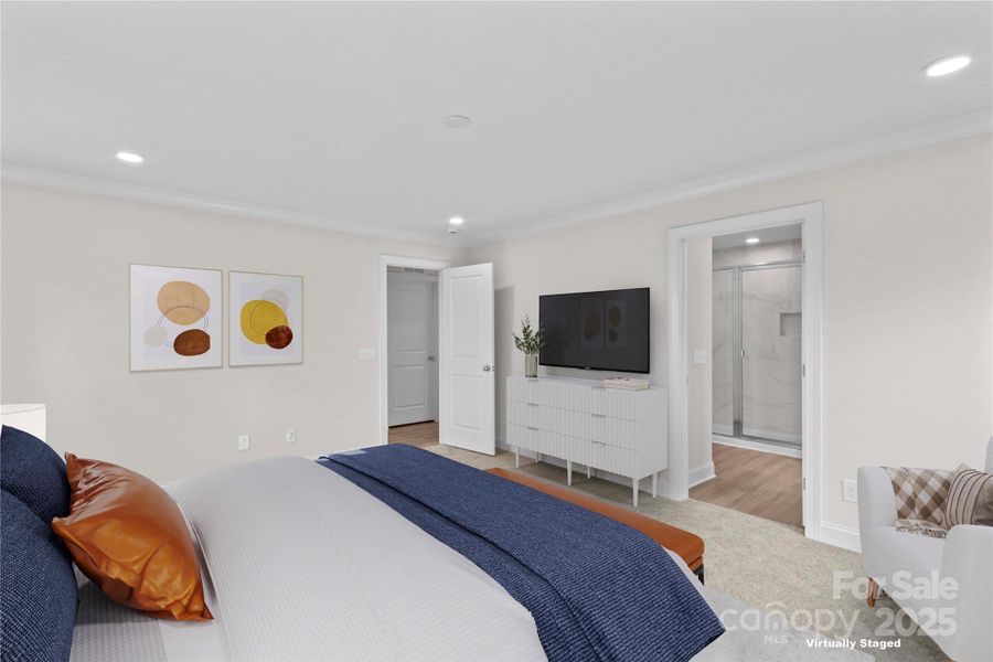 Furnished interior view inside a new home in , Statesville (Image 18).