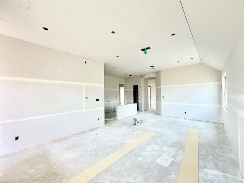 In-progress construction of a new home in Oaks at San Gabriel, Georgetown, TX (Image 7).