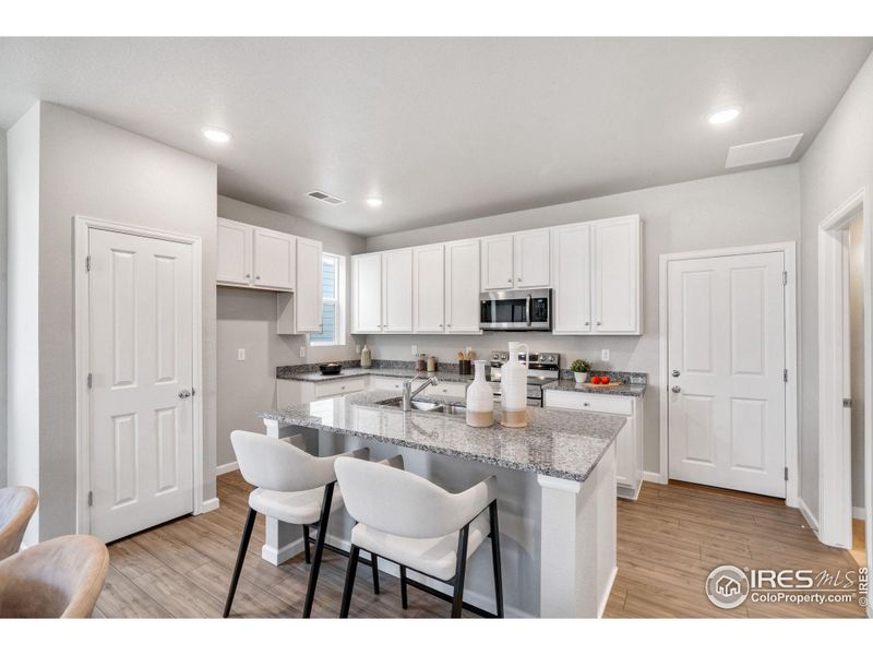 Furnished interior view inside a new home in Pintail Commons at Johnstown Village, Johnstown (Image 27).