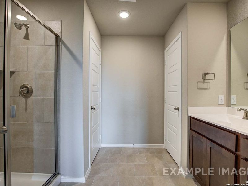 Furnished interior view inside a new home in Bricewood, San Antonio (Image 10).