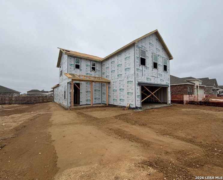 In-progress construction of a new home in The Summit at Saddlebrook Ranch 55's, Schertz, TX (Image 25). In-progress construction of a new home in The Summit at Saddlebrook Ranch 55's, Schertz, TX (Image 25).