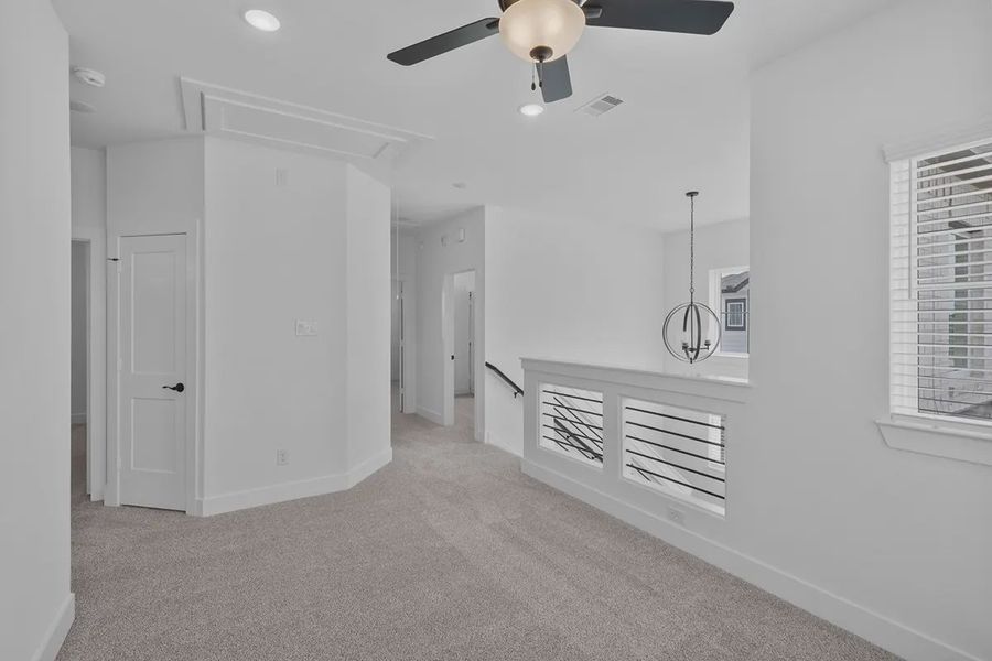 Spacious, unfurnished interior of a new home in Bridgeland Courtyard, Cypress (Image 18).