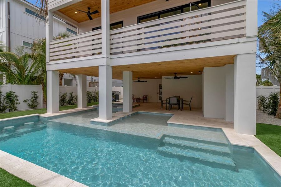 Exterior details and patio area of a home in , Bradenton Beach (Image 33). Exterior details and patio area of a home in , Bradenton Beach (Image 33).