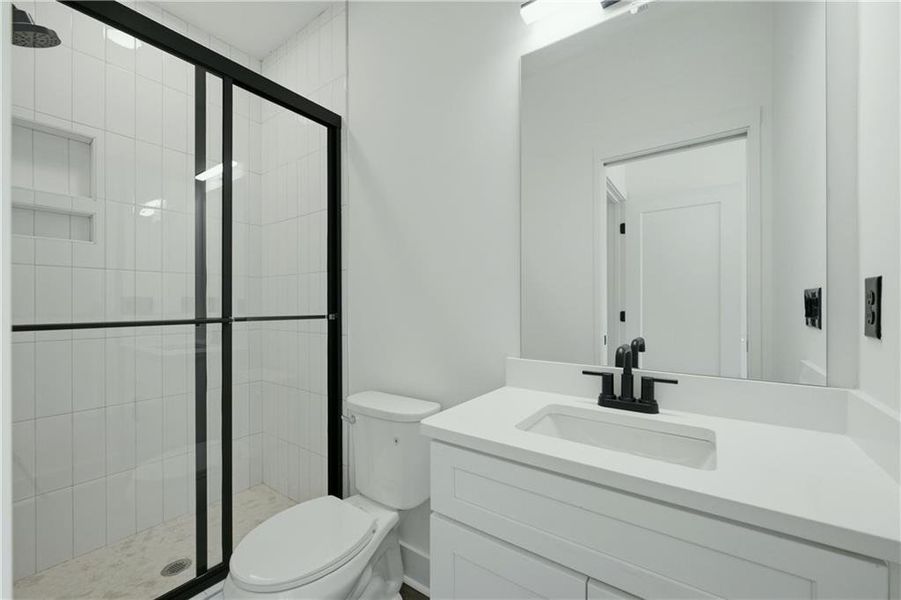 Furnished interior view inside a new home in , Atlanta (Image 6).