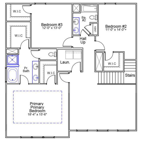 2D floor plan layout of this home in Nazareth Heights, Lexington, SC (Image 3).