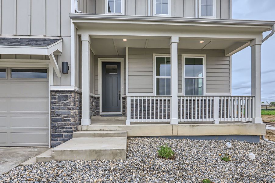 5901 Aspenglow Street front porch