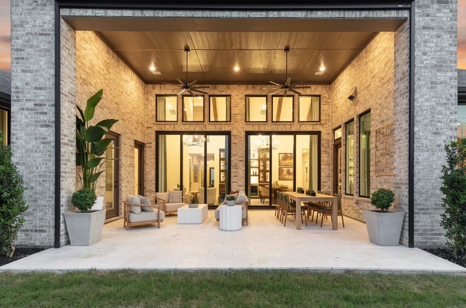 Representative Patio - some options shown