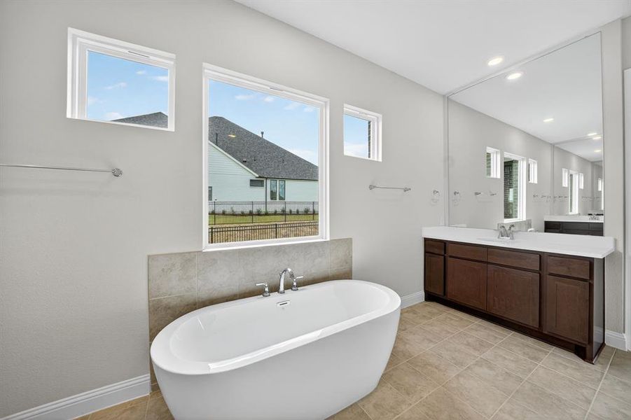 Furnished interior view inside a new home in Walsh Ranch, Fort Worth (Image 5).