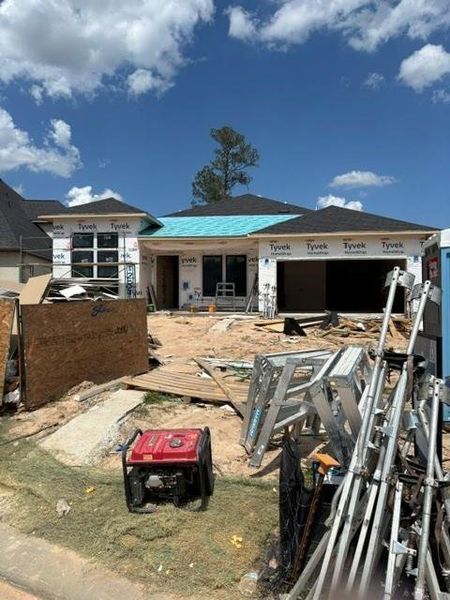 In-progress construction of a new home in Evergreen 60', Conroe, TX (Image 2). In-progress construction of a new home in Evergreen 60', Conroe, TX (Image 2).