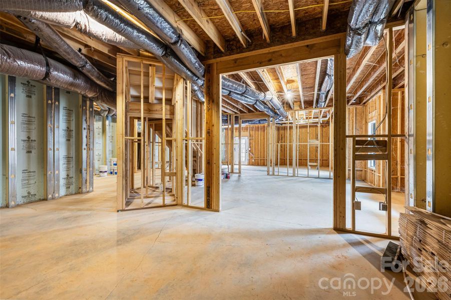 In-progress construction of a new home in , Gastonia, NC (Image 38).