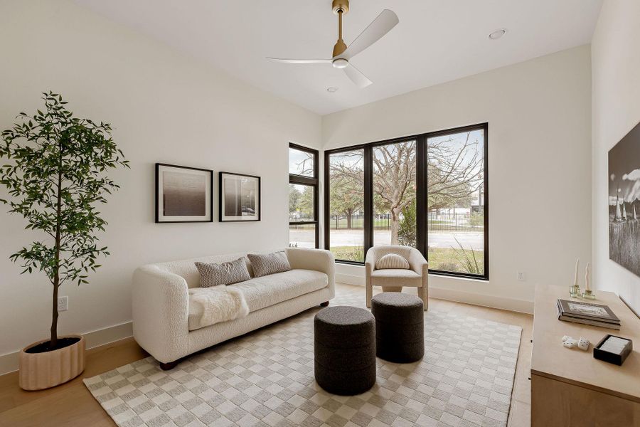 Furnished interior view inside a new home in , Austin (Image 28).