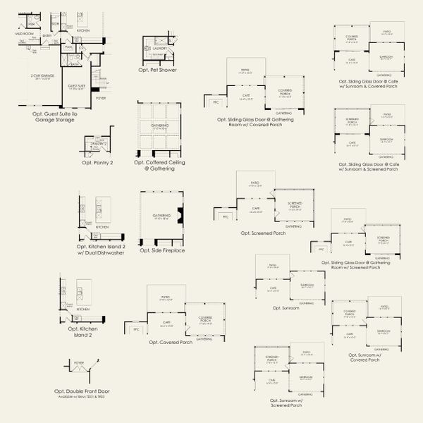 2D floor plan layout for the Fearington by John Wieland in McCoy Farm, Wesley Chapel, NC (Image 2). 2D floor plan layout for the Fearington by John Wieland in McCoy Farm, Wesley Chapel, NC (Image 2).