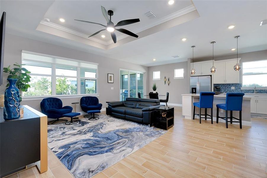 Furnished interior view inside a new home in , Englewood (Image 10).
