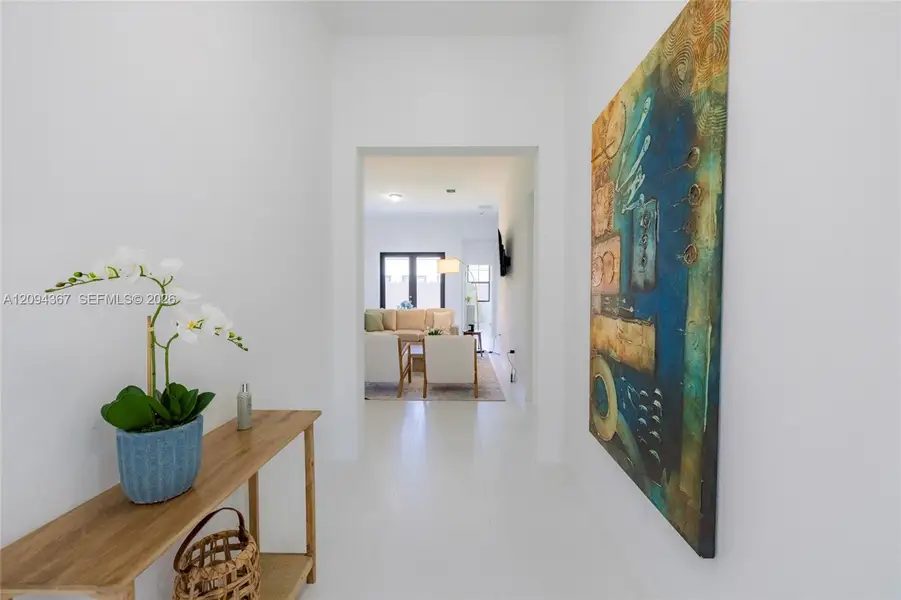 Furnished interior view inside a new home in , Miami (Image 4).