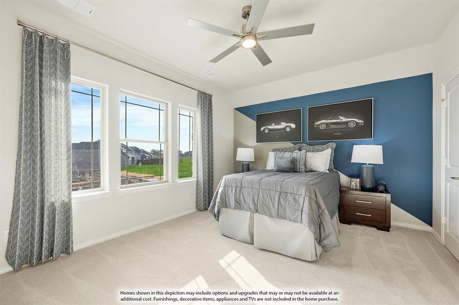 Furnished interior view inside a new home in Mosaic, Celina (Image 28). Furnished interior view inside a new home in Mosaic, Celina (Image 28).