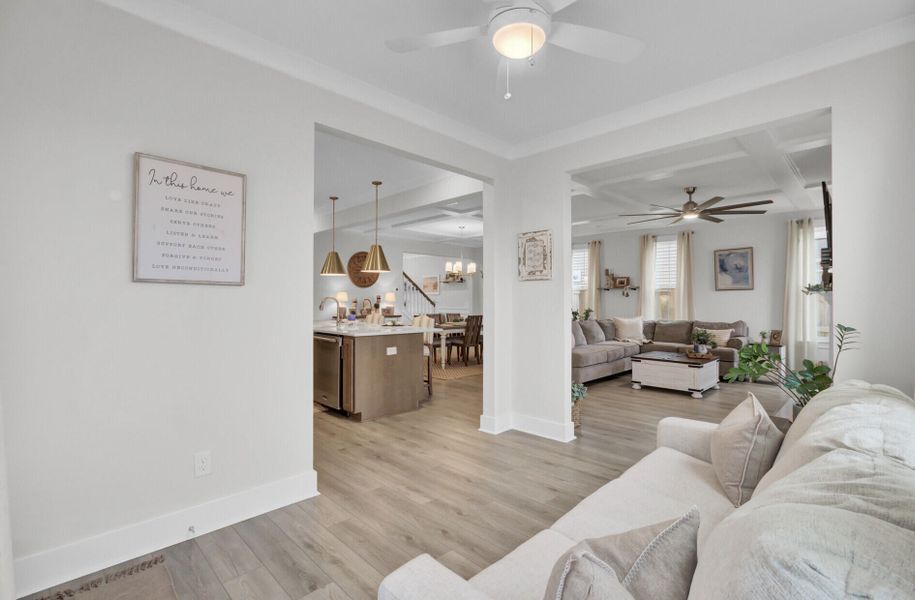 Furnished interior view inside a new home in Lochton, Summerville (Image 38).
