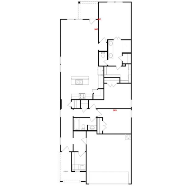 2D floor plan layout of this home in Keeneland, Aubrey, TX (Image 5). 2D floor plan layout of this home in Keeneland, Aubrey, TX (Image 5).