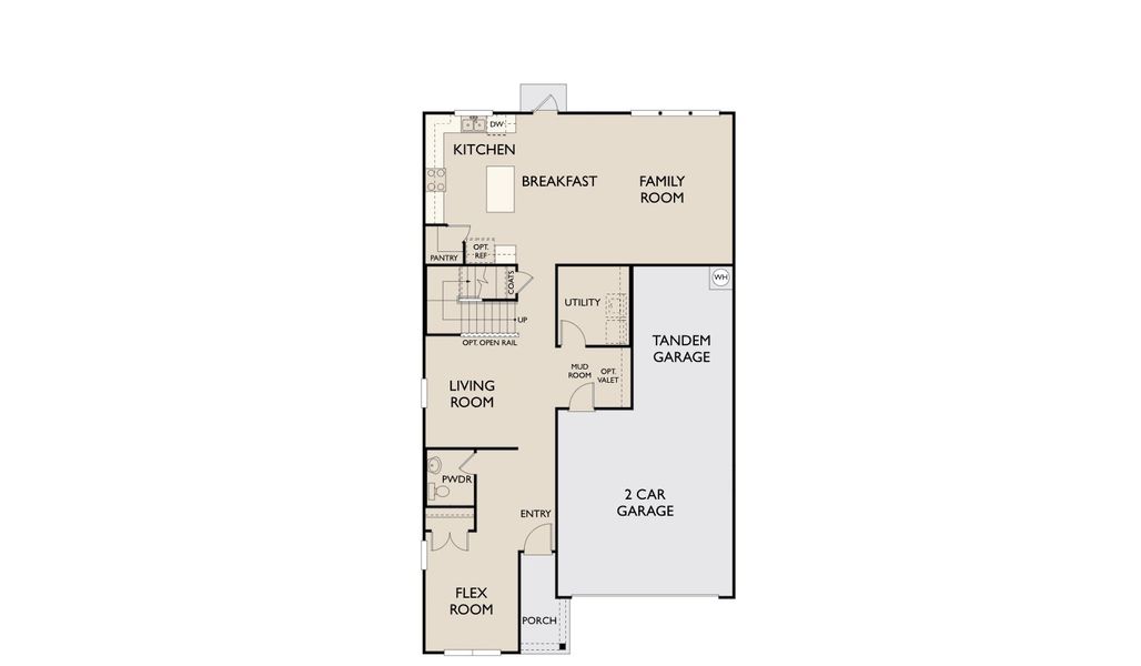 2D floor plan layout for the Wyatt by Ashton Woods in The Preserve at the Wilder, Adkins, TX (Image 3). 2D floor plan layout for the Wyatt by Ashton Woods in The Preserve at the Wilder, Adkins, TX (Image 3).