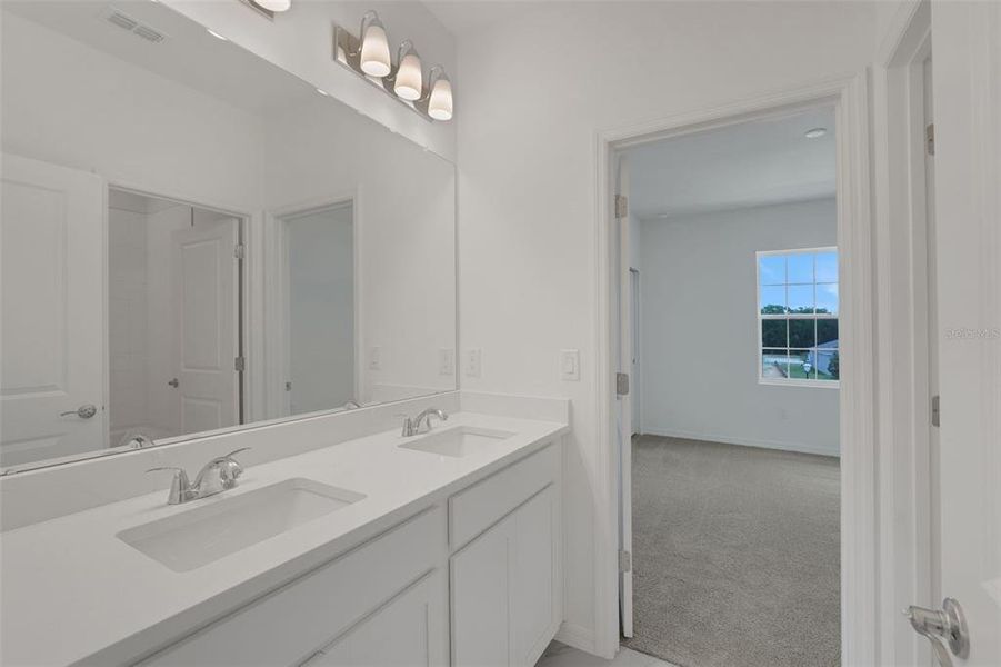 Furnished interior view inside a new home in Tuscan Hills, Dade City (Image 10).
