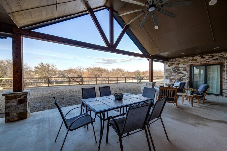 Covered Back Patio