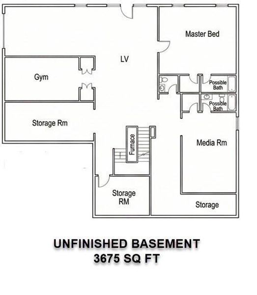 2D floor plan layout of this home in , Marietta, GA (Image 4).