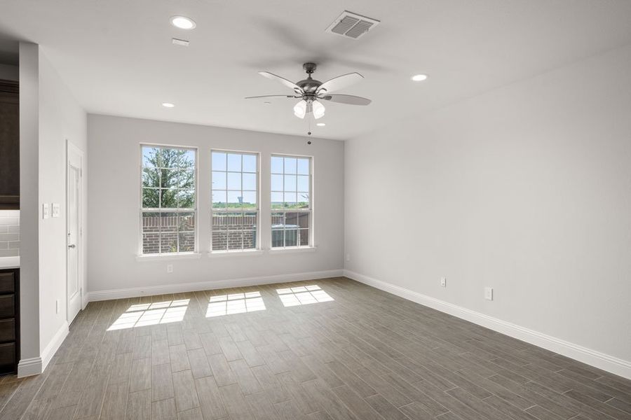 Representative exterior photo of a completed home built from the Brownwood by Impression Homes in Main Street Village, Mansfield, TX (Image 9). Representative exterior photo of a completed home built from the Brownwood by Impression Homes in Main Street Village, Mansfield, TX (Image 9).