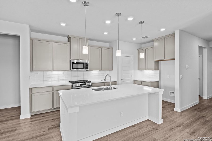 Furnished interior view inside a new home in Weltner Farms 50’s, New Braunfels (Image 9). Furnished interior view inside a new home in Weltner Farms 50’s, New Braunfels (Image 9).