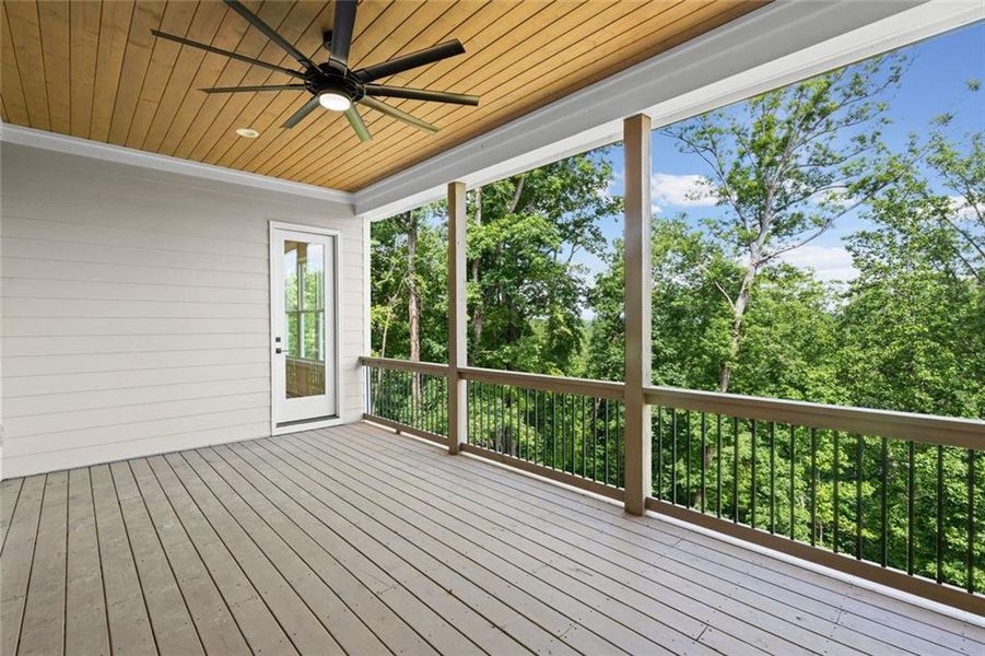 Exterior details and patio area of a home in , Dawsonville (Image 30).
