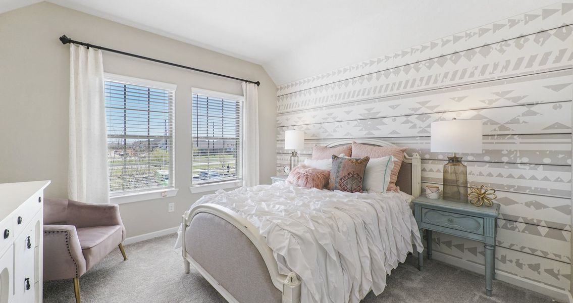 Furnished interior view inside a new home in Wood Leaf Reserve, Tomball (Image 14).