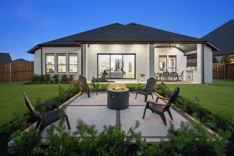 Representative exterior details of a home built from the Jackson by UnionMain Homes in Cambridge Crossing, Celina (Image 33).