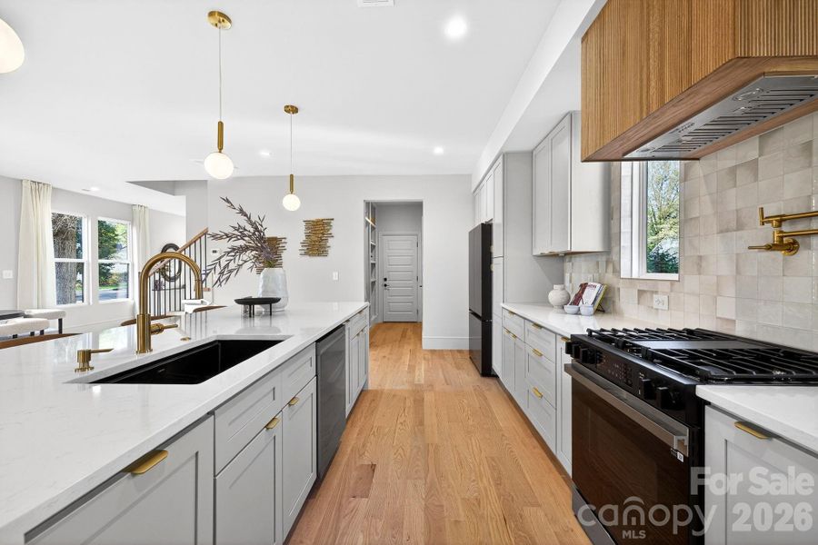 Furnished interior view inside a new home in , Charlotte (Image 29).