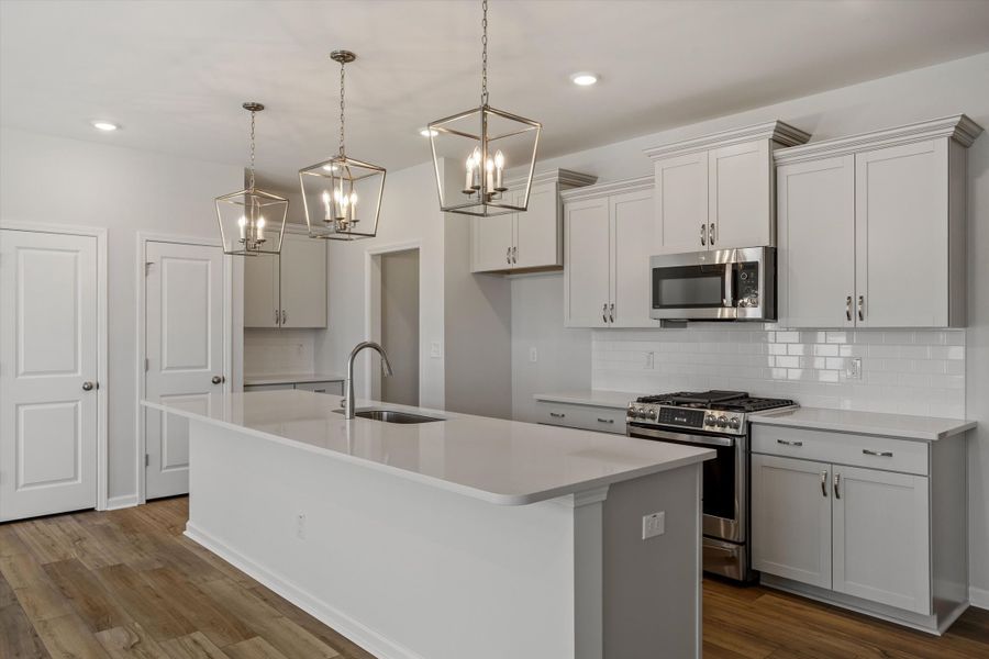 Furnished interior view inside a new home in Sweetbrier, Durham (Image 8).