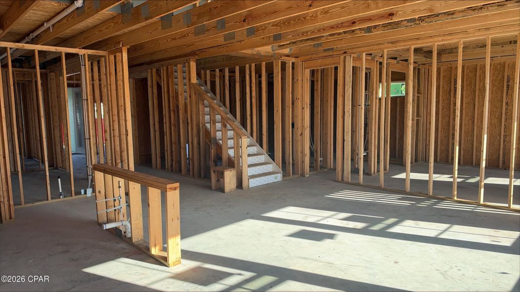 In-progress construction of a new home in Breakfast Point East, Panama City Beach, FL (Image 10).