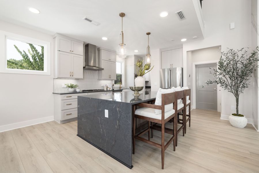 Representative furnished interior of a home built from the Timothy 2 Story by Baker Residential in Atwater Station - Village Collection, Fuquay Varina (Image 10).