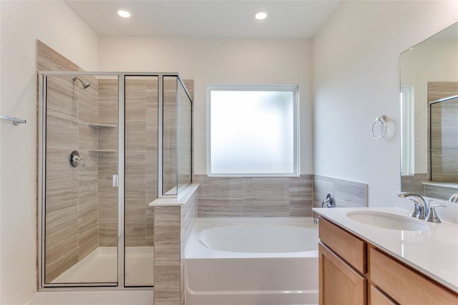 Furnished interior view inside a new home in Sierra Vista at Kelly Ranch, Aledo (Image 10). Furnished interior view inside a new home in Sierra Vista at Kelly Ranch, Aledo (Image 10).